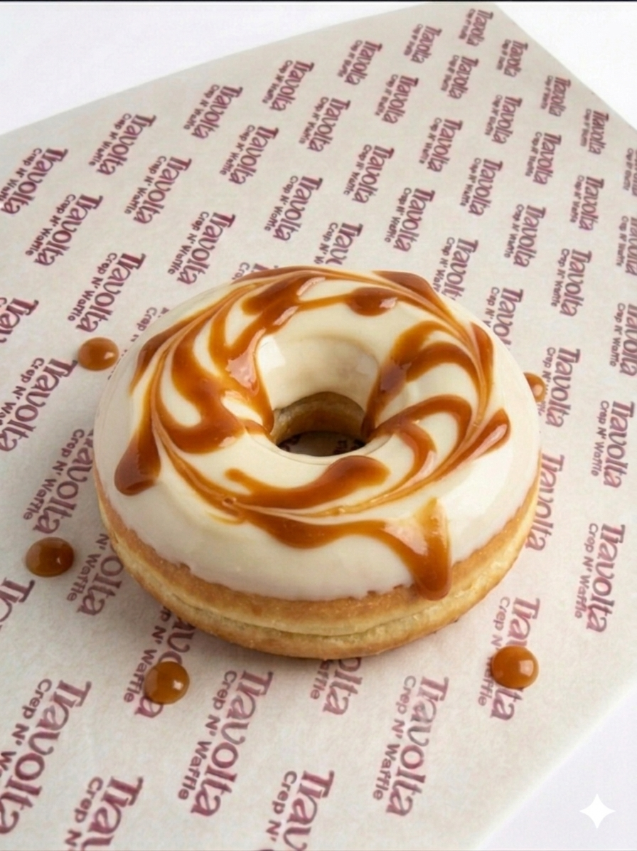 Donut White Caramel